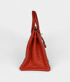 HM BK 35 Sanguine Matte Alligator Gold Hardware