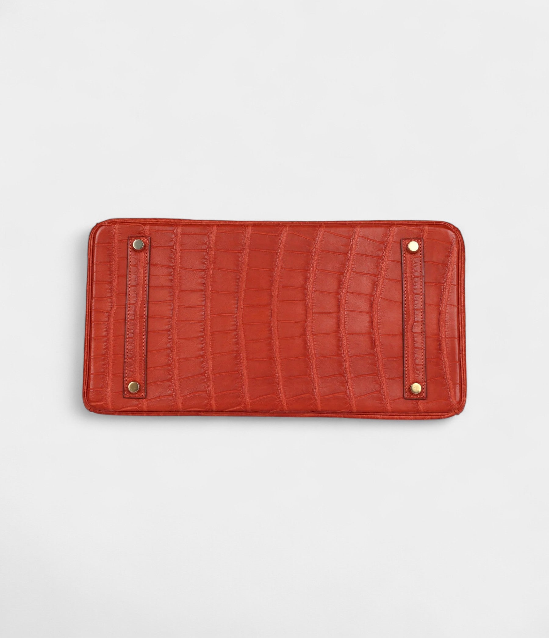 HM BK 35 Sanguine Matte Alligator Gold Hardware