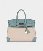 HM BK 35 Toile H and Ciel Clemence Palladium Hardware
