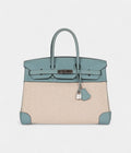 HM BK 35 Toile H and Ciel Clemence Palladium Hardware
