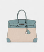 HM BK 35 Toile H and Ciel Clemence Palladium Hardware
