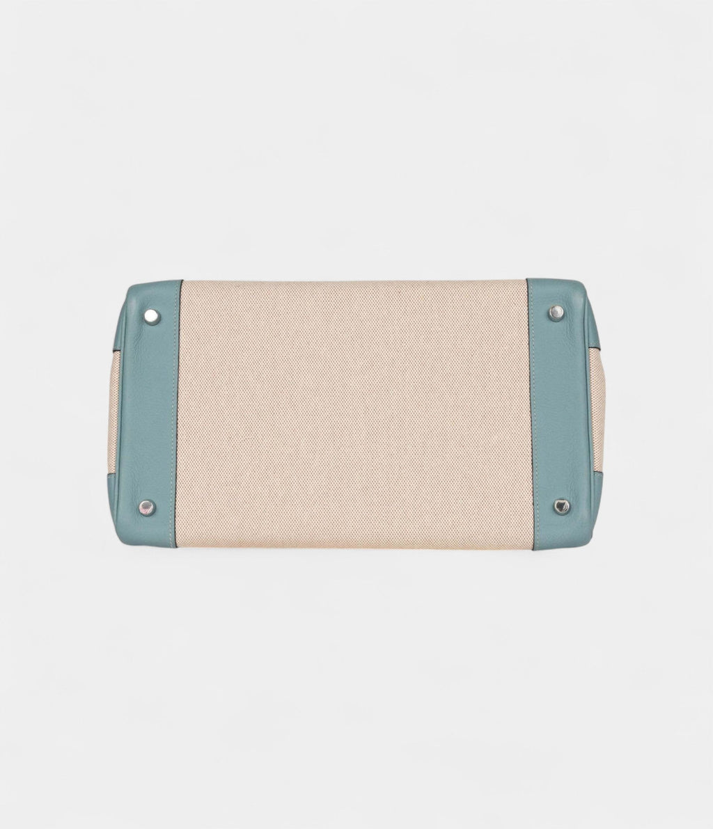 HM BK 35 Toile H and Ciel Clemence Palladium Hardware