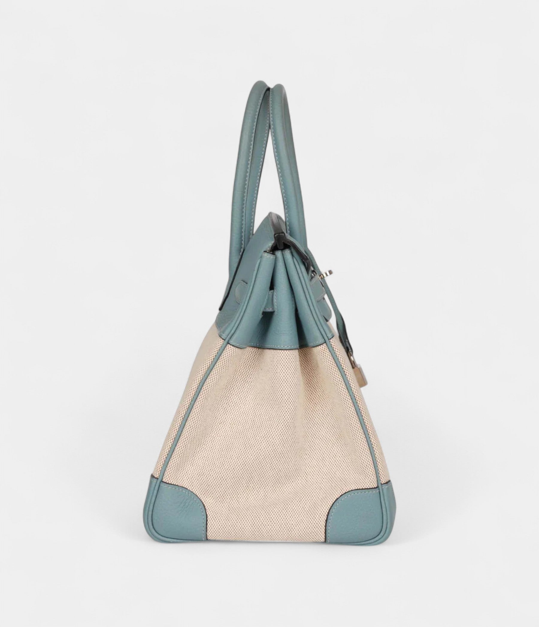 HM BK 35 Toile H and Ciel Clemence Palladium Hardware