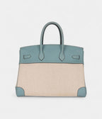 HM BK 35 Toile H and Ciel Clemence Palladium Hardware