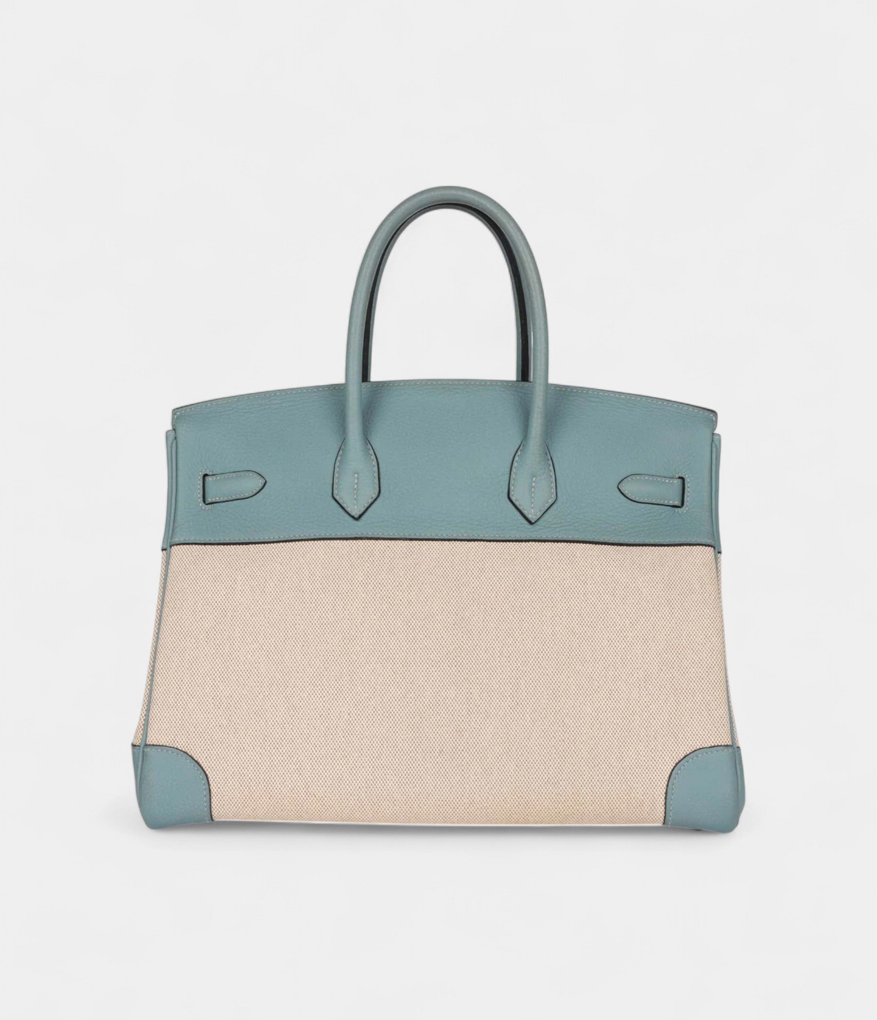 HM BK 35 Toile H and Ciel Clemence Palladium Hardware