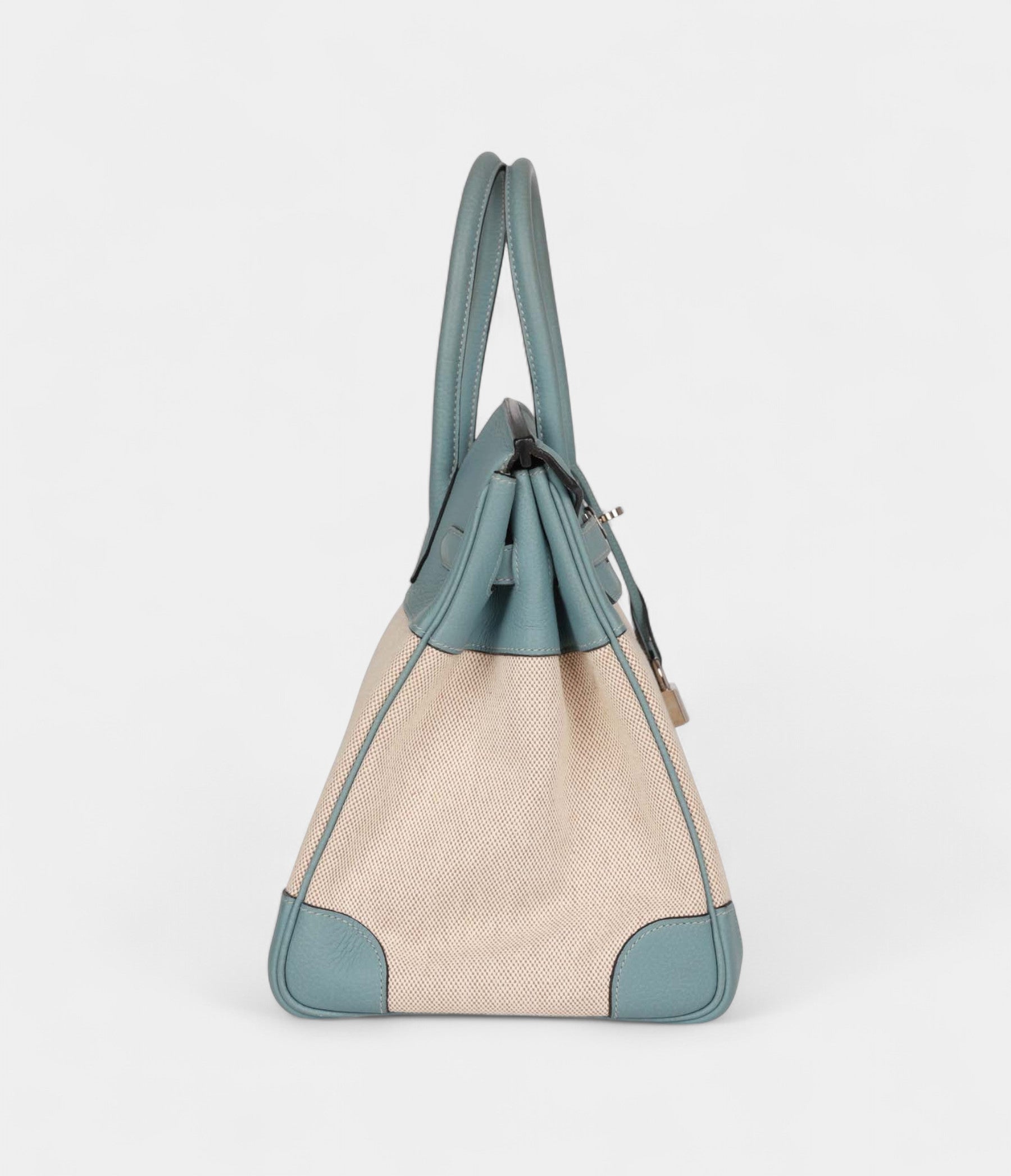 HM BK 35 Toile H and Ciel Clemence Palladium Hardware
