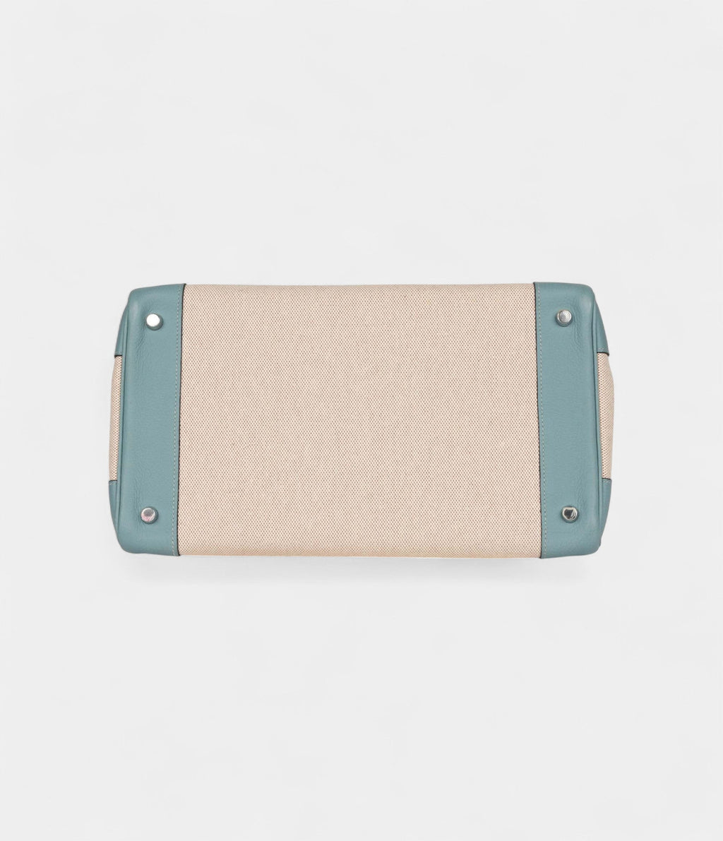 HM BK 35 Toile H and Ciel Clemence Palladium Hardware