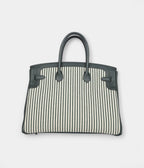 HM BK 35 Toile Riga and Vert Anglais Swift Palladium Hardware