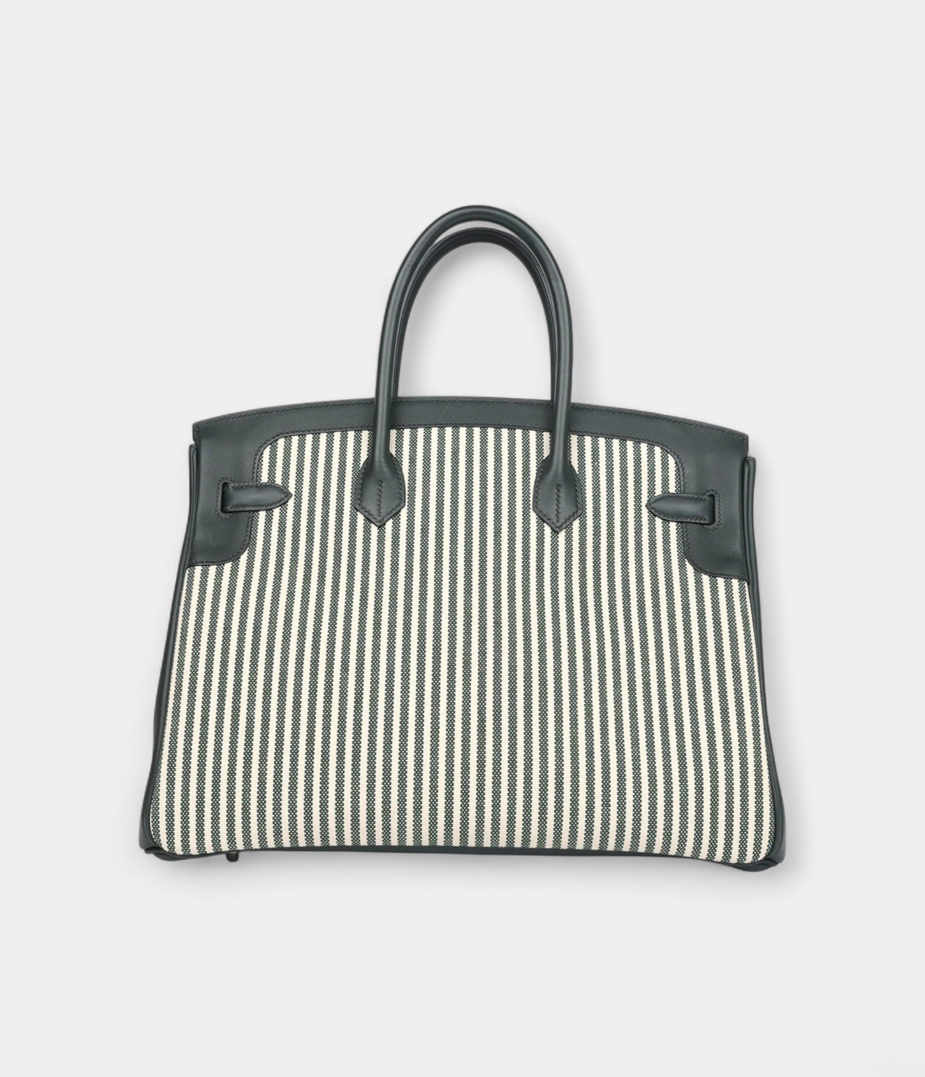 HM BK 35 Toile Riga and Vert Anglais Swift Palladium Hardware