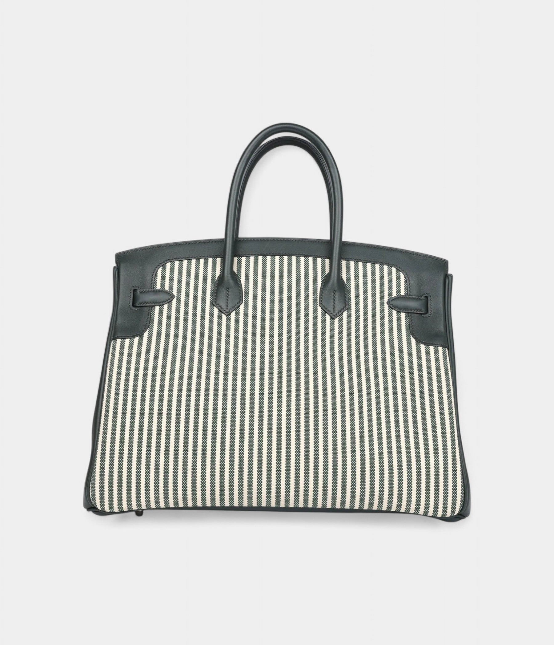 HM BK 35 Toile Riga and Vert Anglais Swift Palladium Hardware