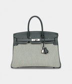 HM BK 35 Toile Riga and Vert Anglais Swift Palladium Hardware
