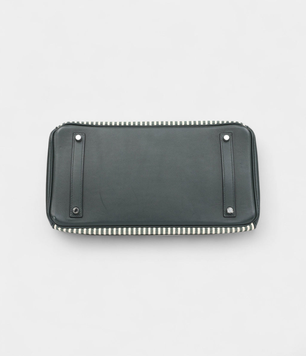 HM BK 35 Toile Riga and Vert Anglais Swift Palladium Hardware