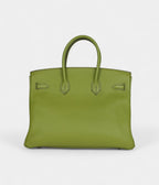 HM BK 35 Vert Anis Verso Togo Gold Hardware