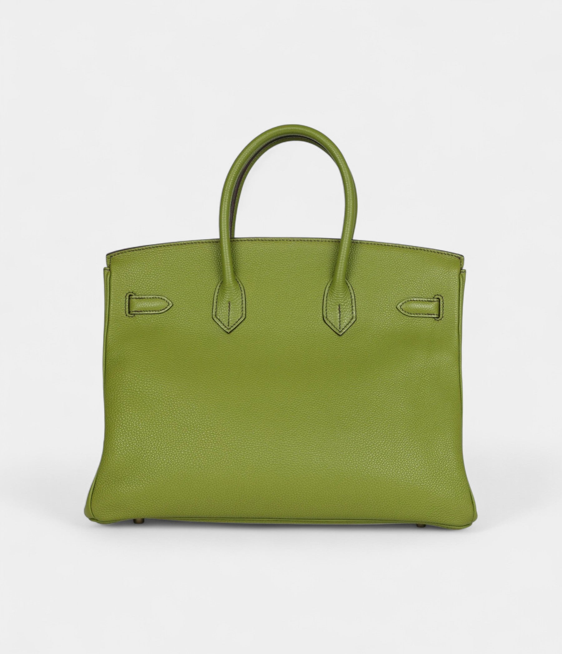 HM BK 35 Vert Anis Verso Togo Gold Hardware