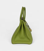 HM BK 35 Vert Anis Verso Togo Gold Hardware