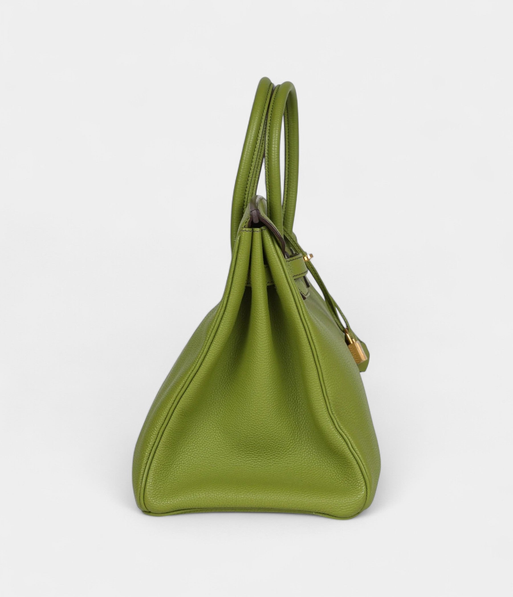 HM BK 35 Vert Anis Verso Togo Gold Hardware