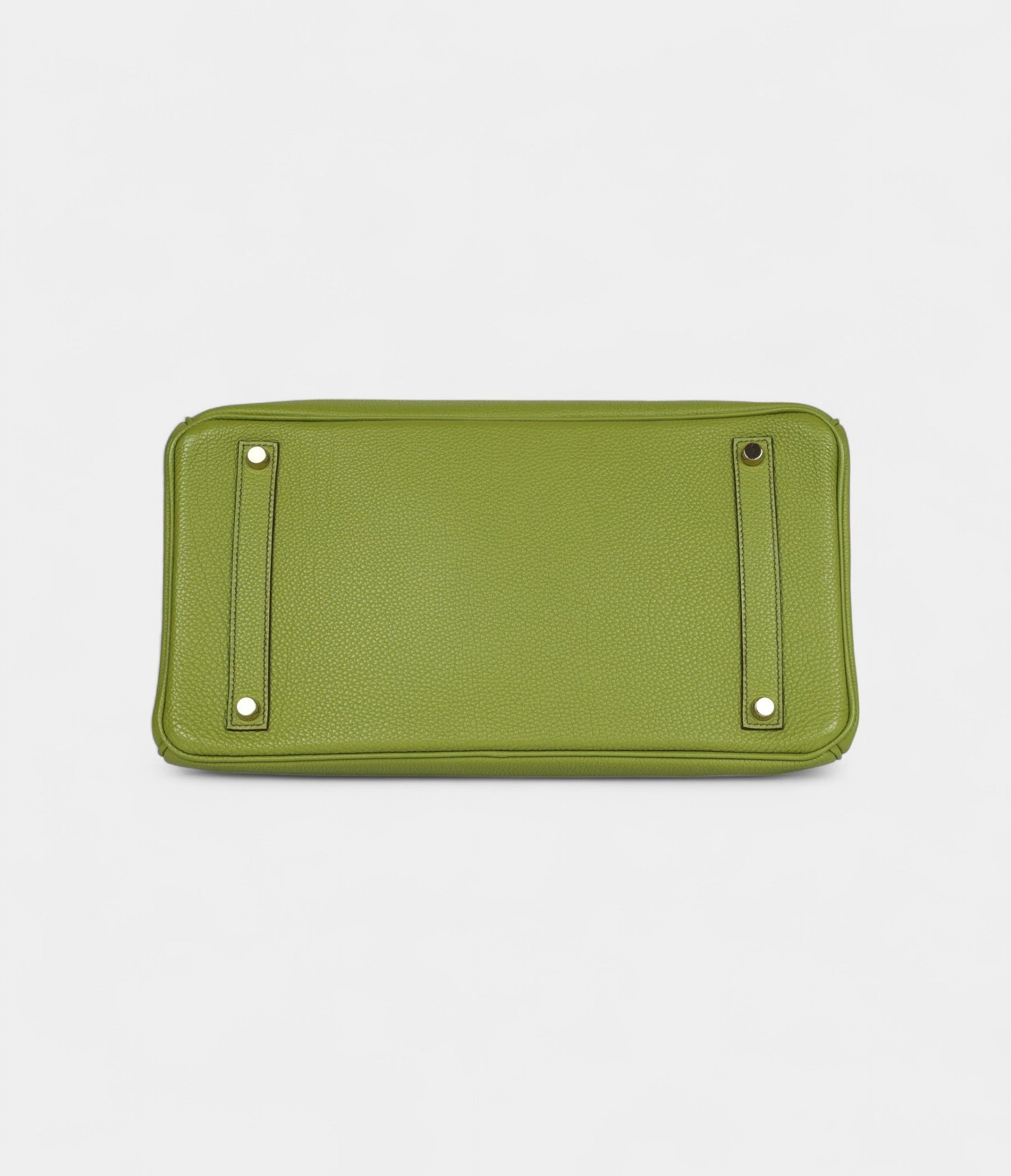 HM BK 35 Vert Anis Verso Togo Gold Hardware
