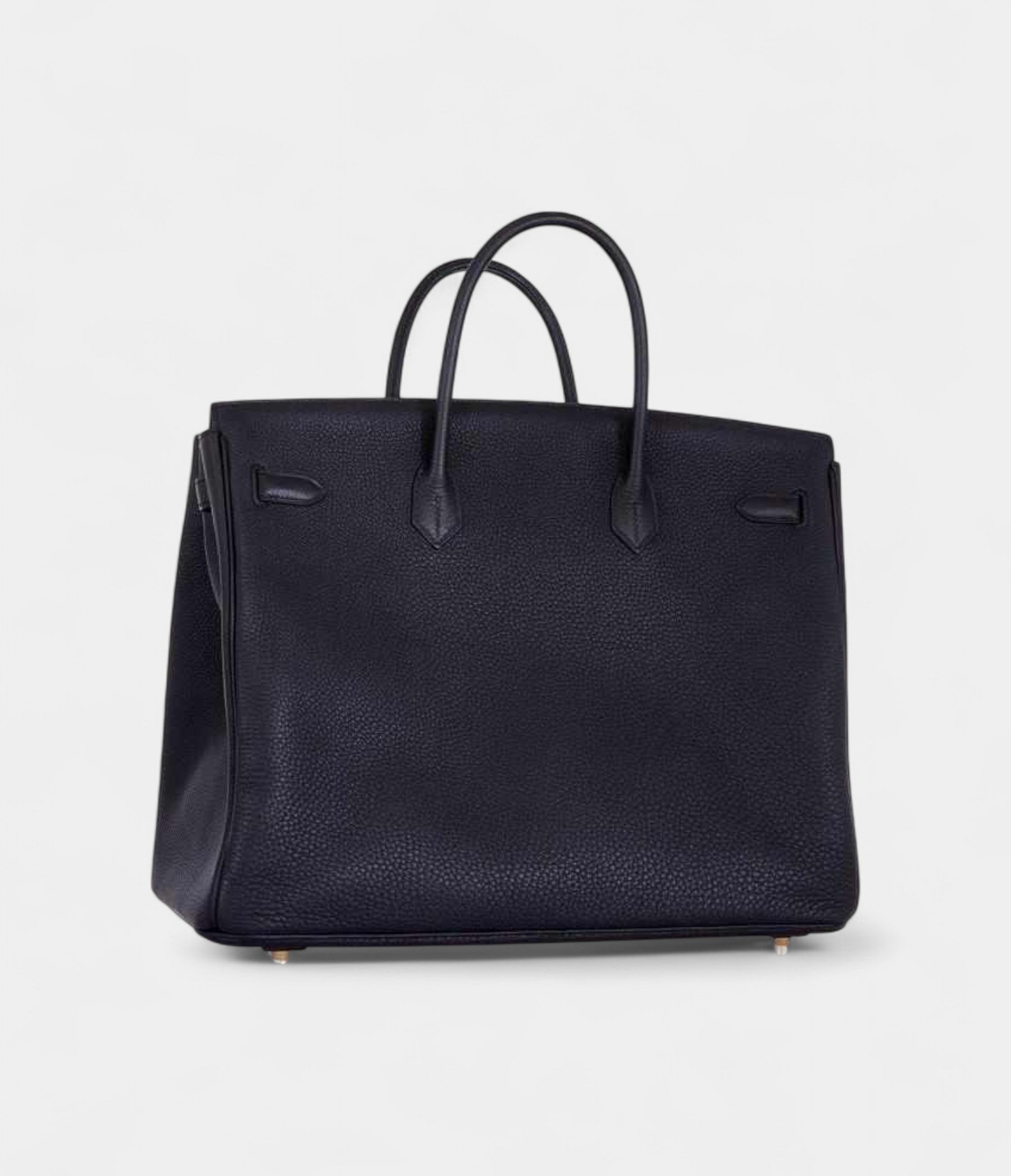 HM BK 40 Black With Bleu Electric Interior Togo Gold Hardware
