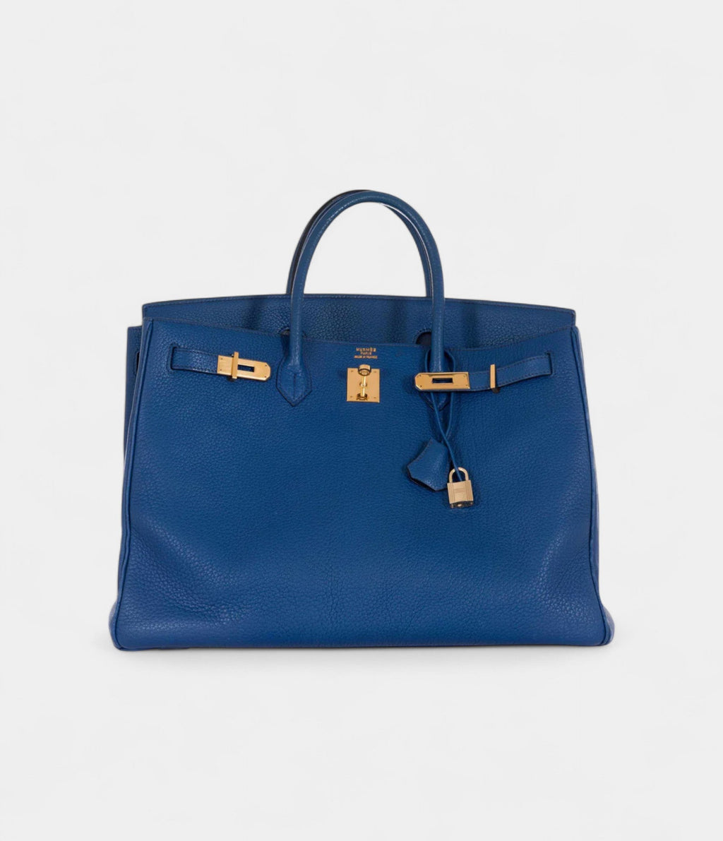 HM BK 40 French Blue Fjord Gold Hardware