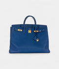 HM BK 40 French Blue Fjord Gold Hardware