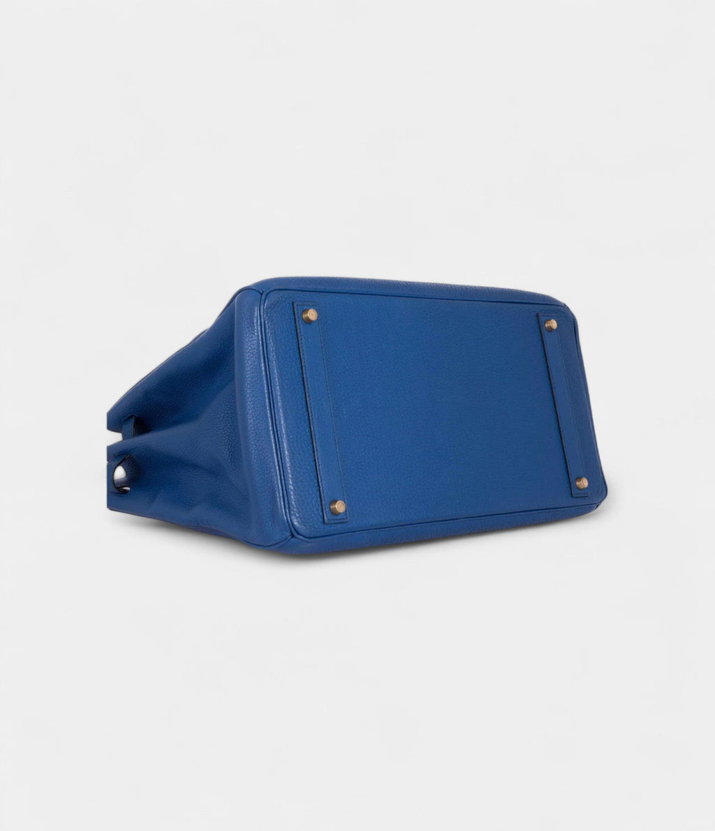 HM BK 40 French Blue Fjord Gold Hardware