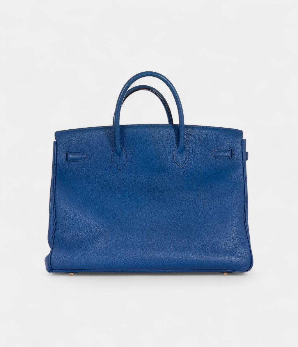 HM BK 40 French Blue Fjord Gold Hardware