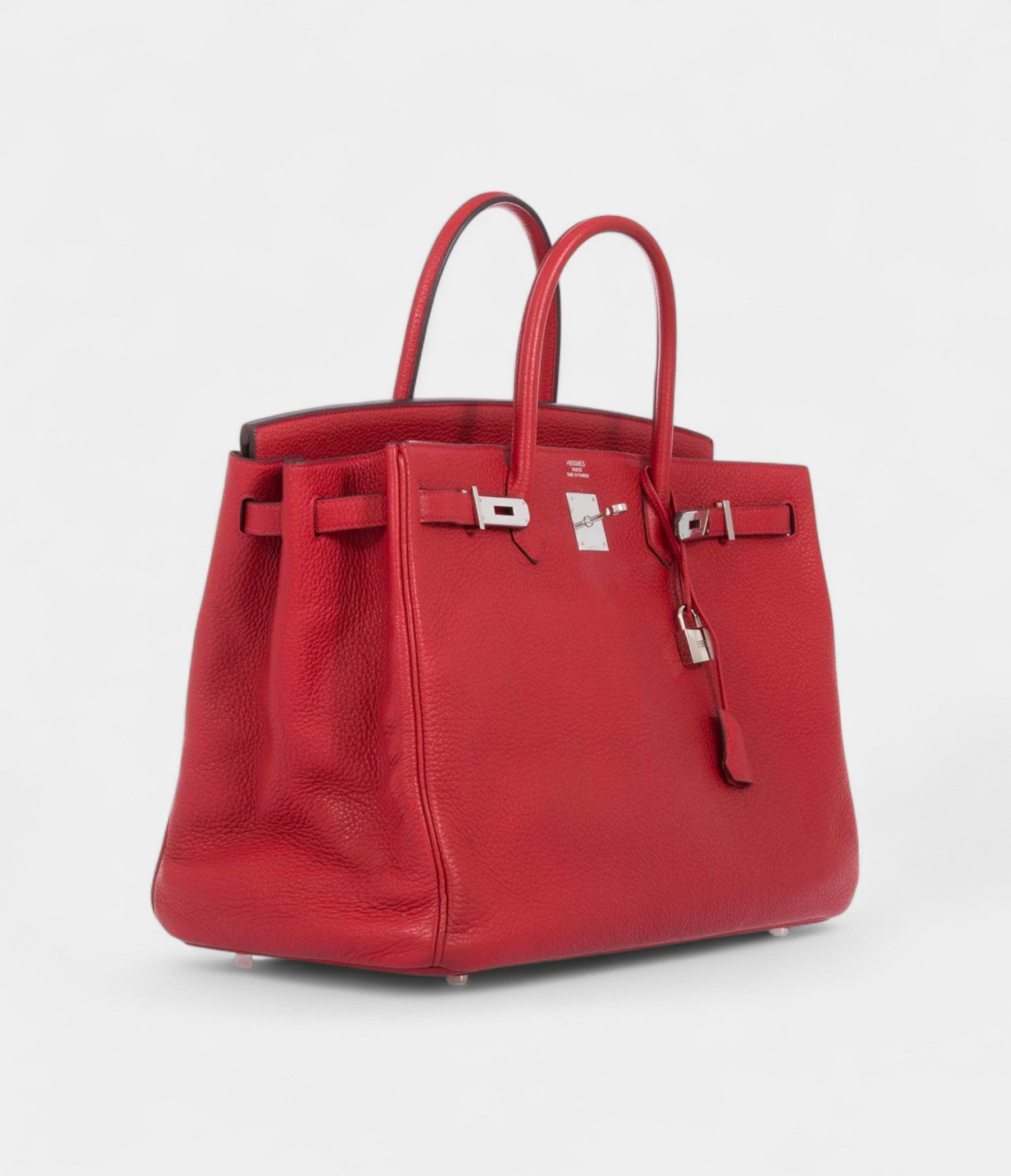 HM BK 40 Rouge Vif Togo Palladium Hardware