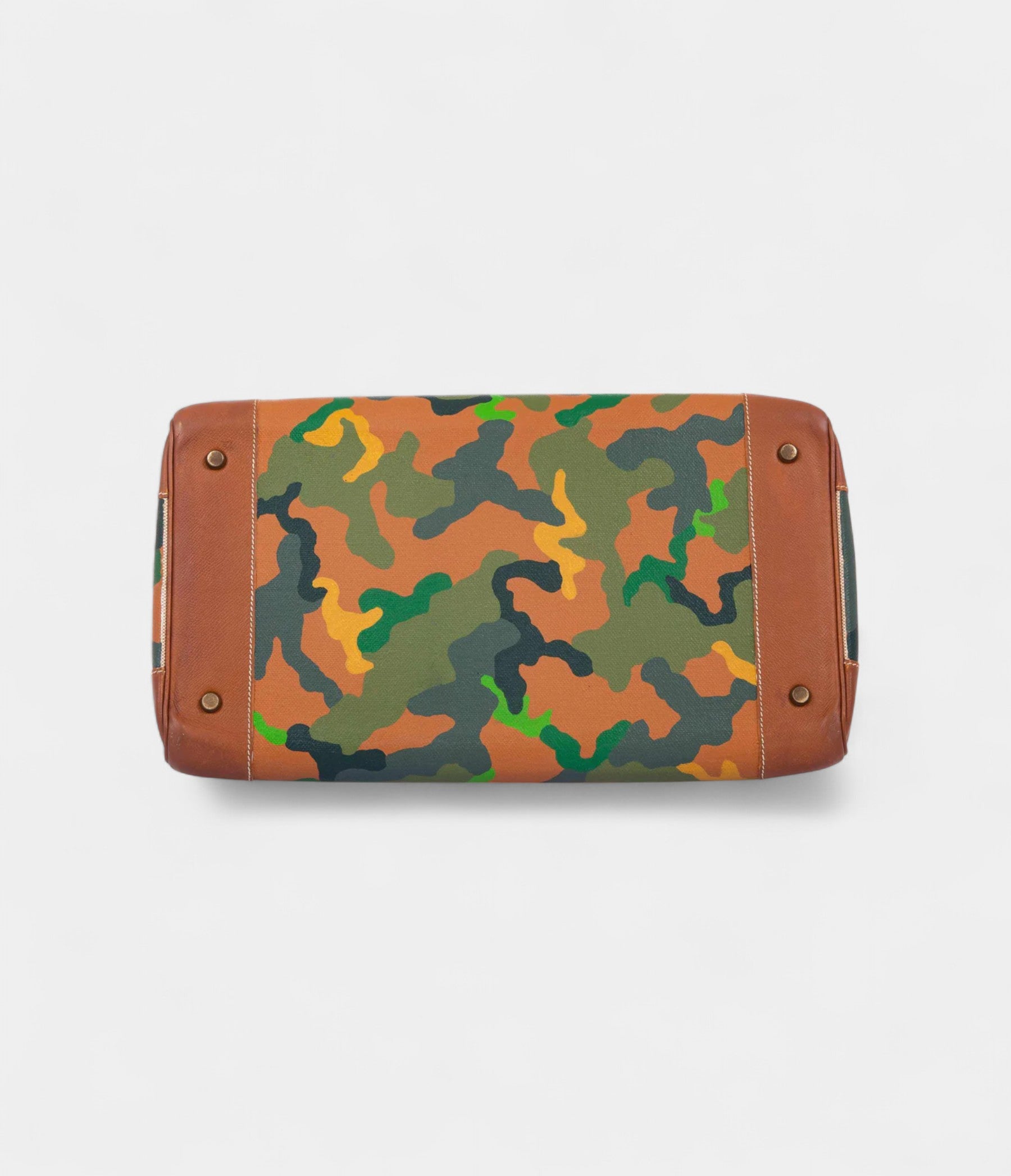 HM BK 40 Toile Epsom Camouflage Gold Hardware