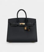 HM BK Sellier 25 Black Epsom Gold Hardware
