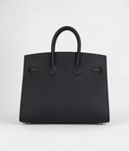 HM BK Sellier 25 Black Epsom Gold Hardware