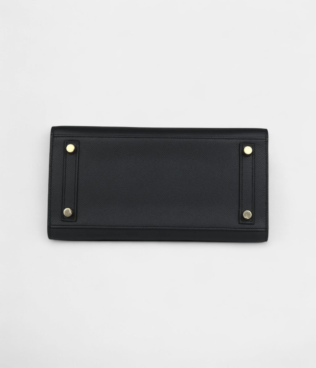 HM BK Sellier 25 Black Epsom Gold Hardware