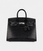 HM BK Sellier 25 Black Matte Alligator Palladium Hardware