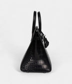 HM BK Sellier 25 Black Matte Alligator Palladium Hardware