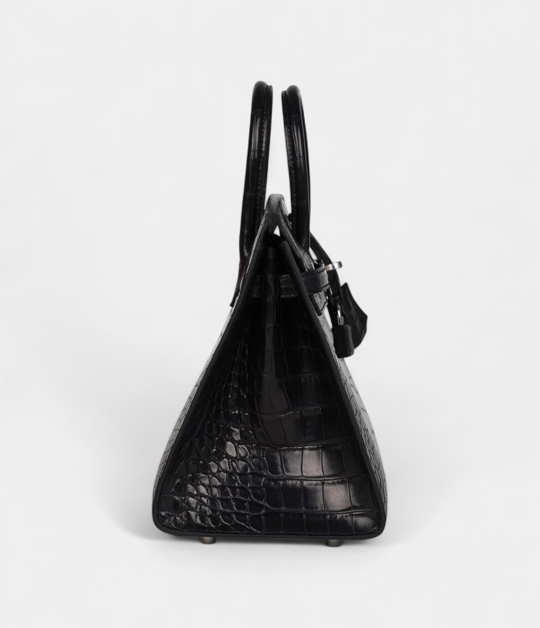 HM BK Sellier 25 Black Matte Alligator Palladium Hardware