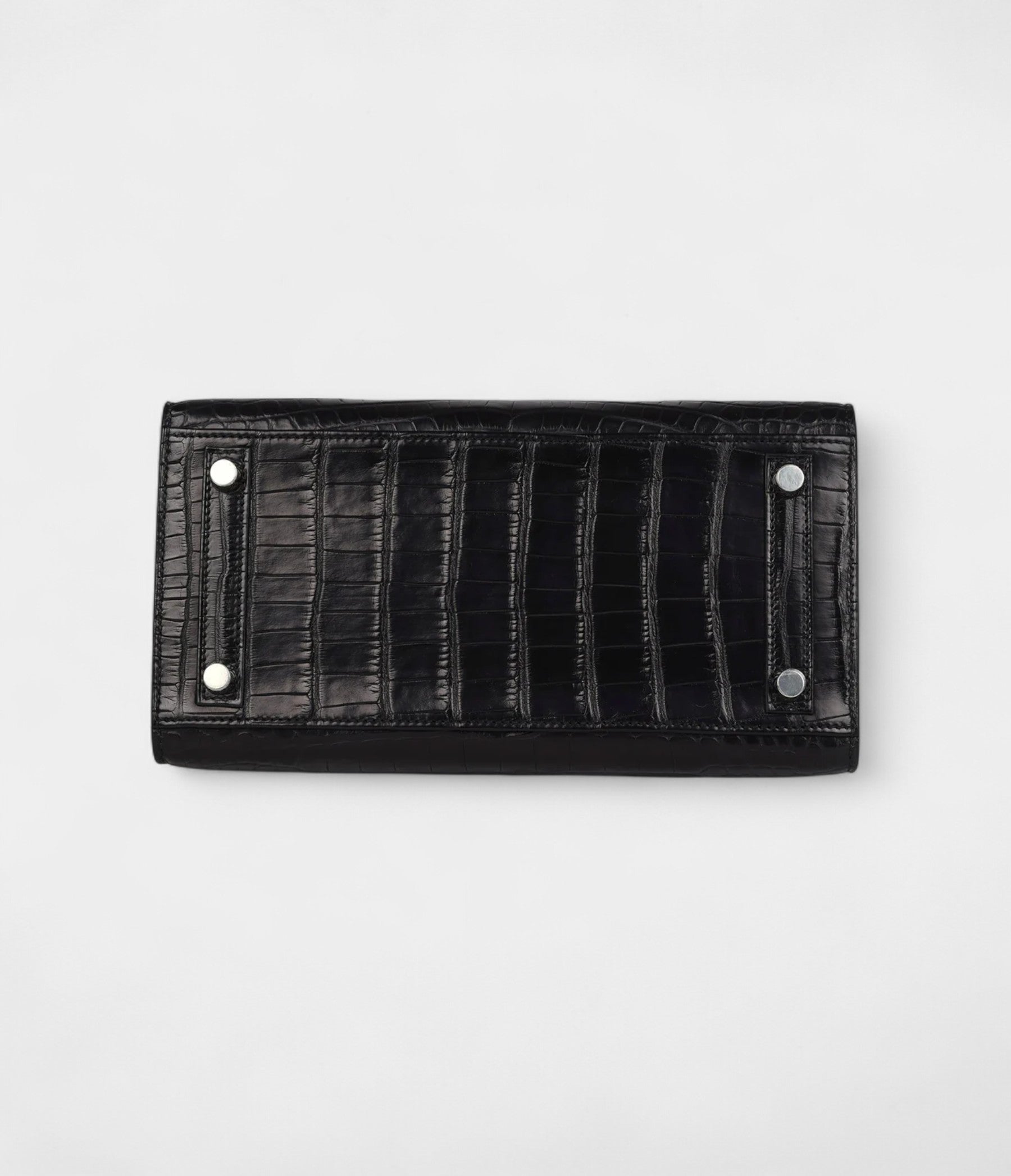 HM BK Sellier 25 Black Matte Alligator Palladium Hardware