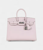 HM BK Sellier 25 Mauve Pale Epsom Palladium Hardware