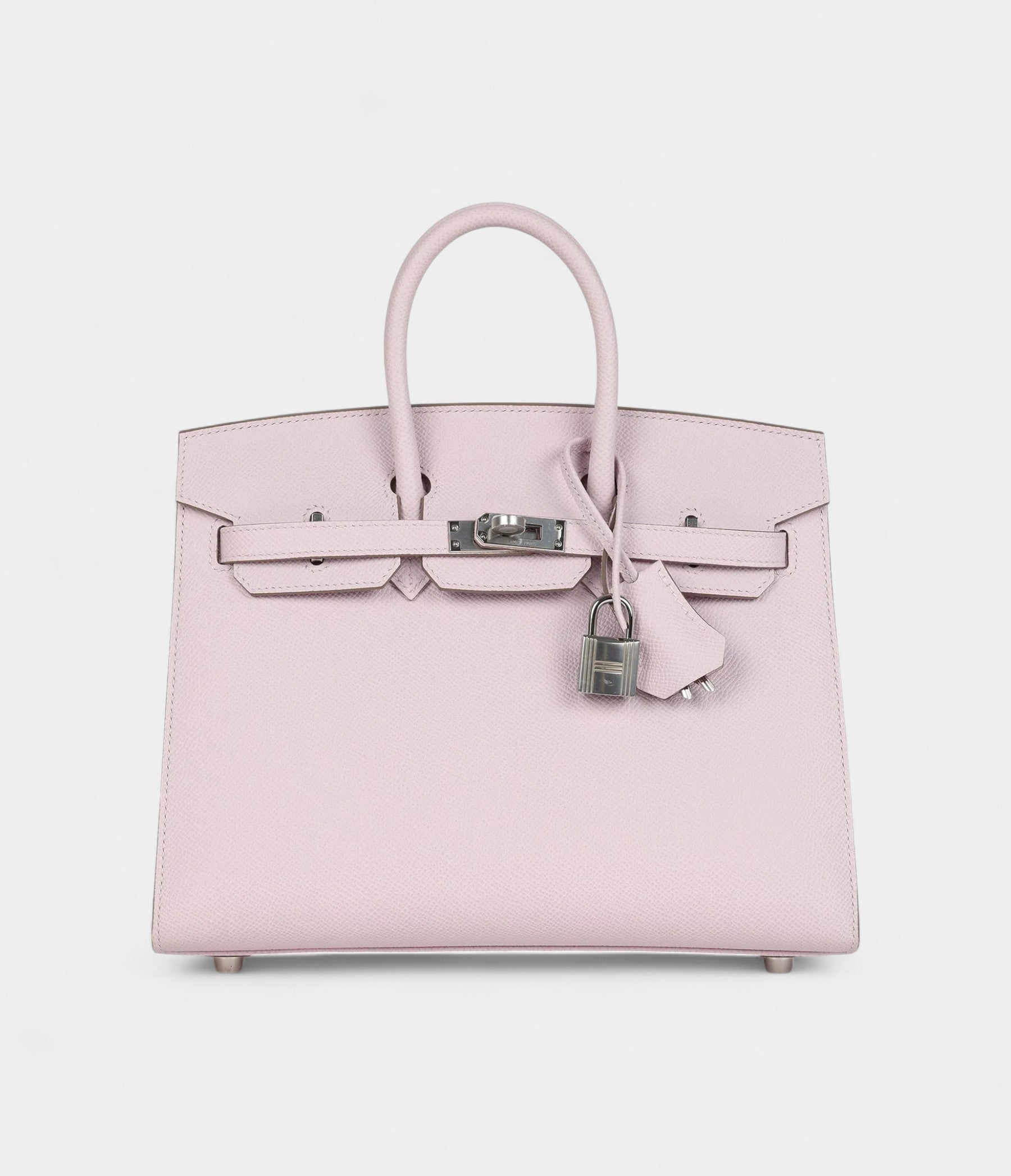HM BK Sellier 25 Mauve Pale Epsom Palladium Hardware