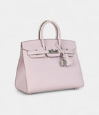 HM BK Sellier 25 Mauve Pale Epsom Palladium Hardware