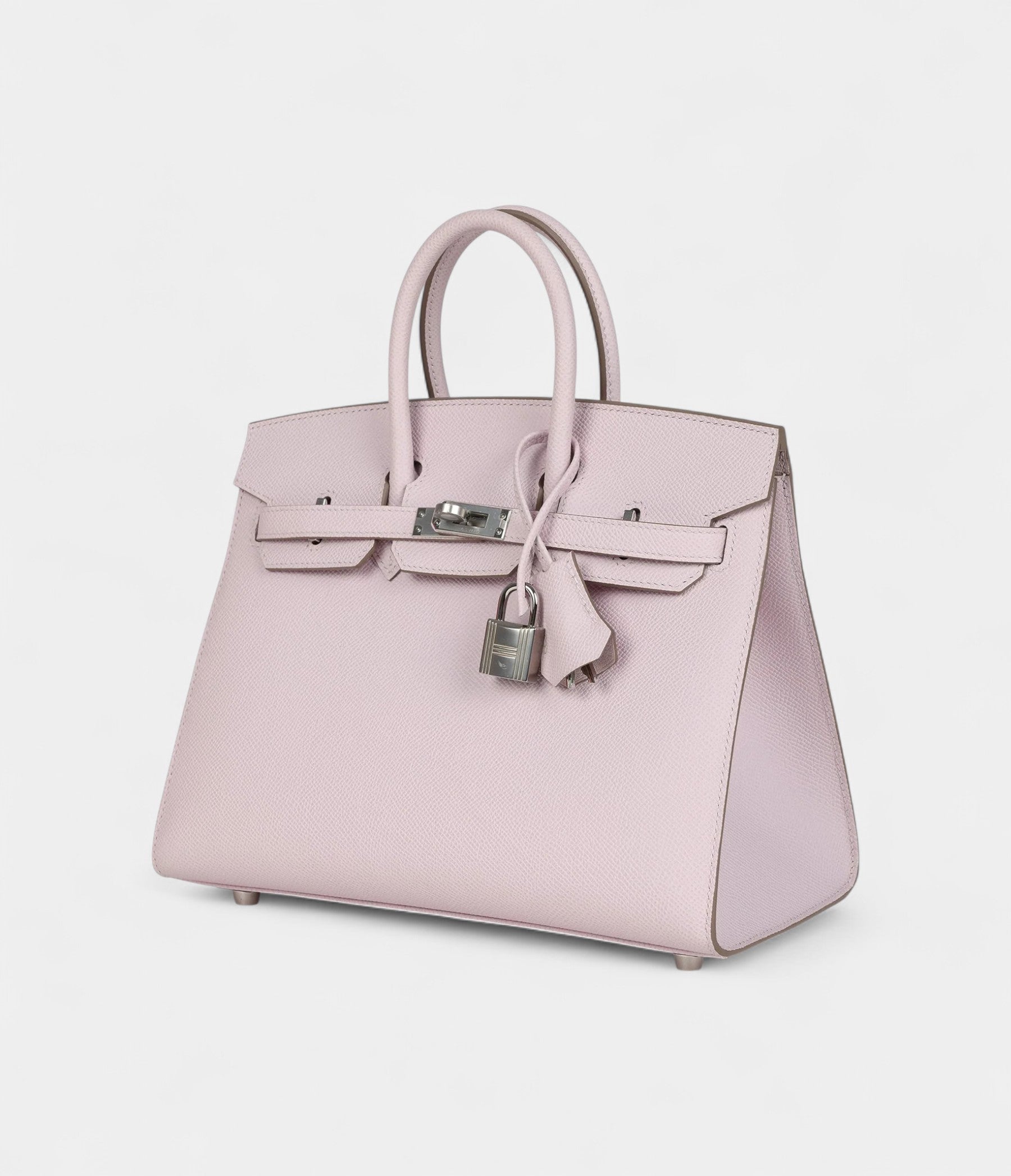 HM BK Sellier 25 Mauve Pale Epsom Palladium Hardware