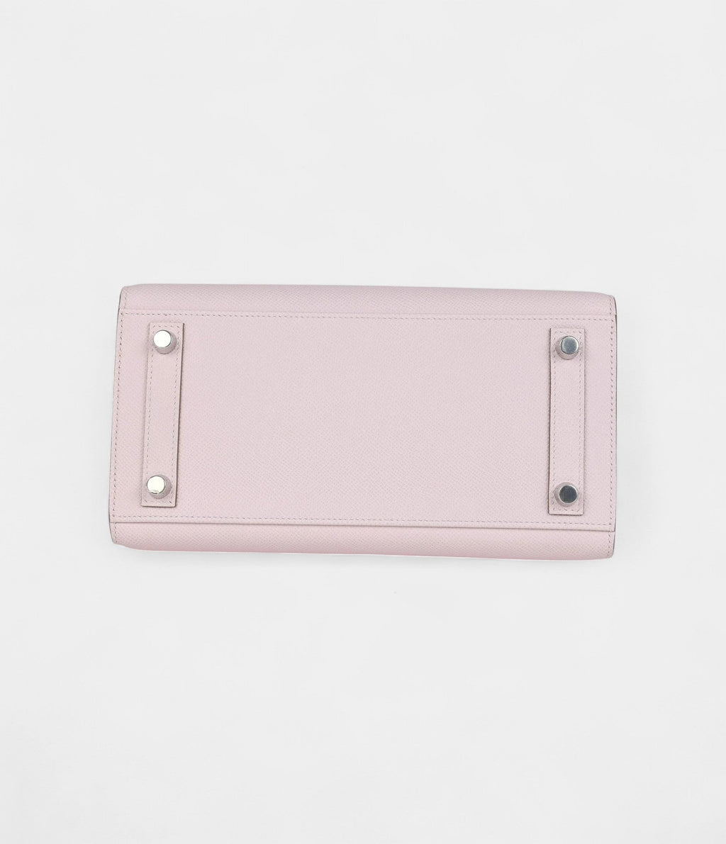 HM BK Sellier 25 Mauve Pale Epsom Palladium Hardware