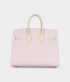 HM BK Sellier 25 Mauve Pale and Craie Epsom Brushed Gold Hardware