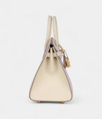 HM BK Sellier 25 Mauve Pale and Craie Epsom Brushed Gold Hardware