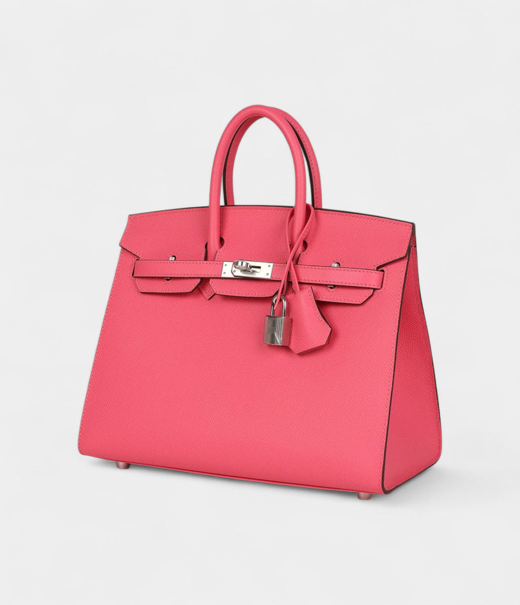 HM BK Sellier 25 Rose Azalee Epsom Palladium Hardware