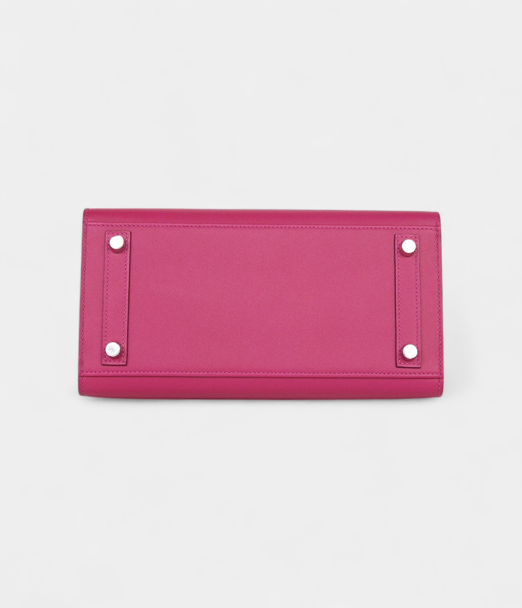 HM BK Sellier 25 Rose Pourpre Veau Madame Palladium Hardware