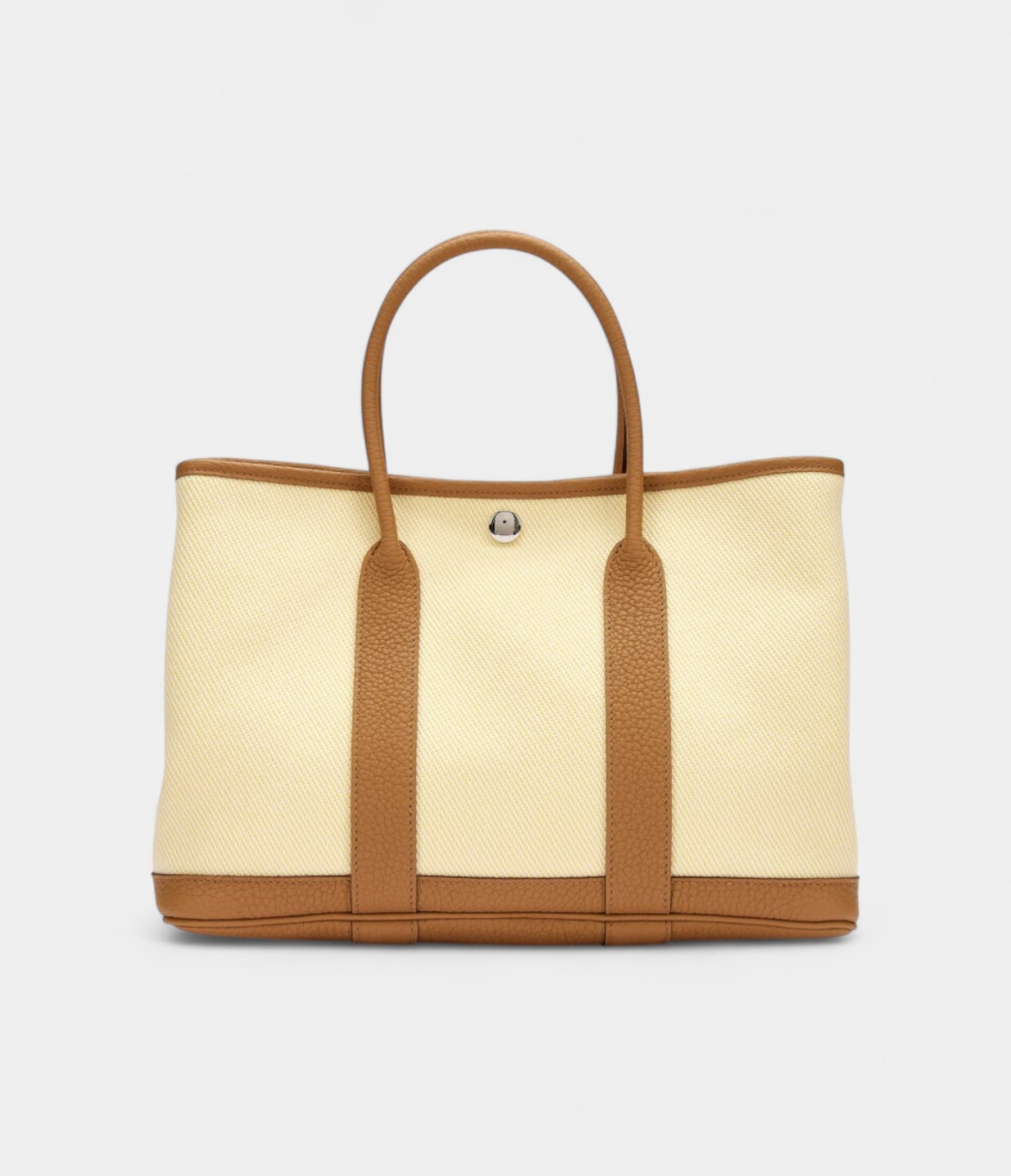 HMBiscuit Negonda and Écru Twill H Canvas Verso Garden Party 30 TPM Palladium Hardware