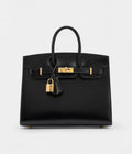 HMBlack Box Calf Sellier BK 25 Gold Hardware