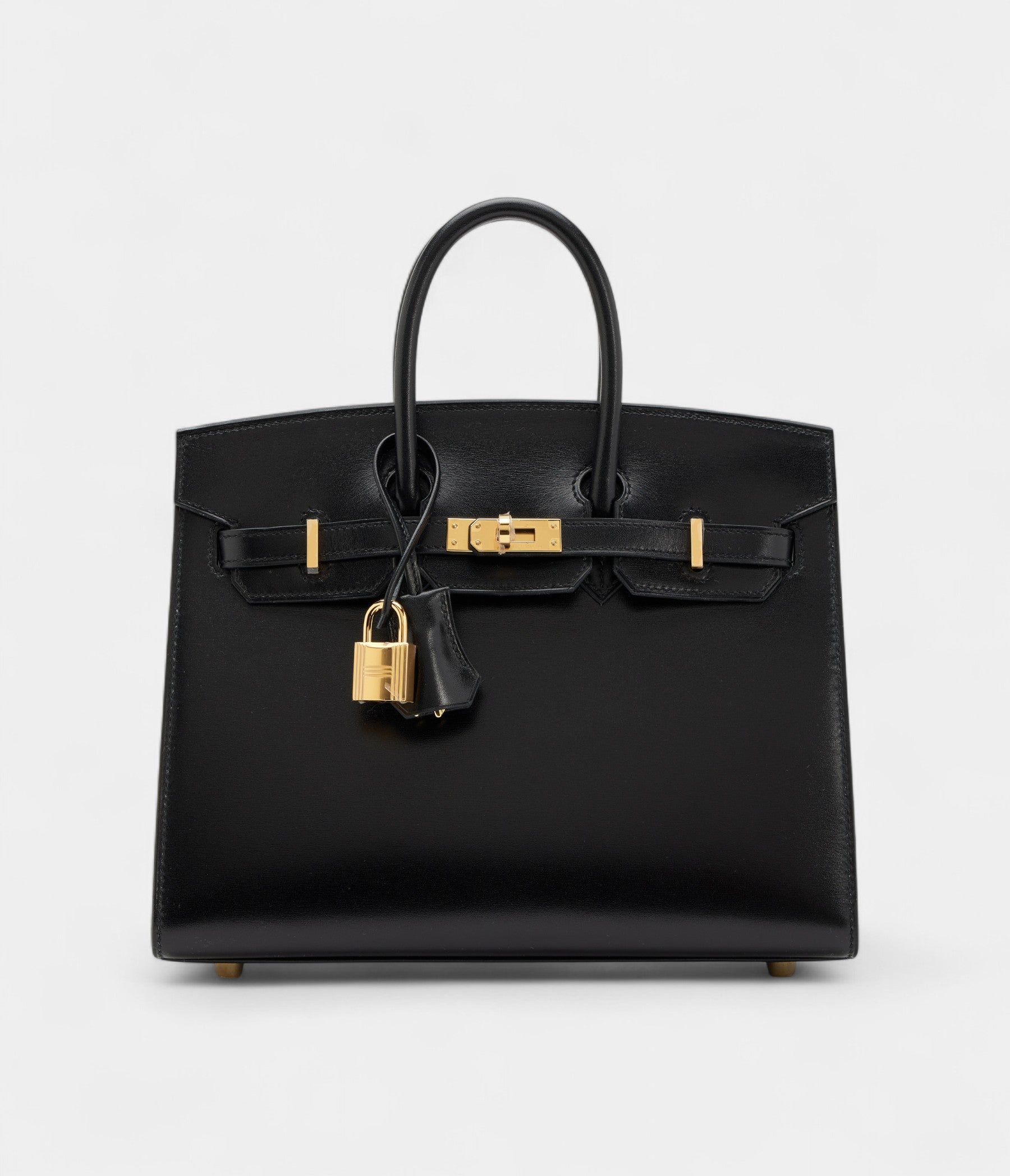 HMBlack Box Calf Sellier BK 25 Gold Hardware
