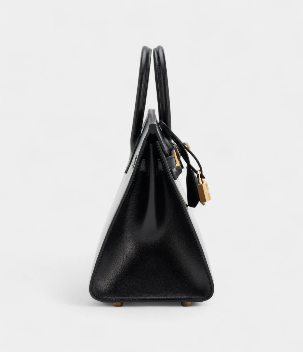 HMBlack Box Calf Sellier BK 25 Gold Hardware