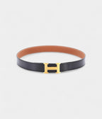 HMBlack Leather Belt Timeless Sophistication in Every Detail