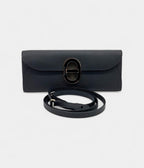 Hermes Black Leather Maillon To-Go Wallet